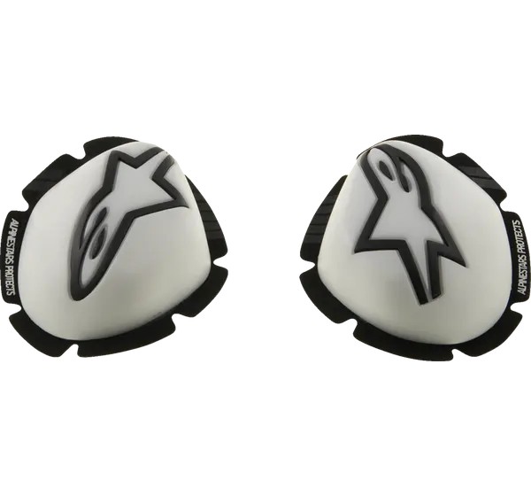 ALPINESTARS (ROAD) Knieprotektoren - SLIDER KNEE GP TECH WHITE BLAC