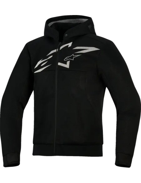 ALPINESTARS (ROAD) Jacken - JKT/HOODIE CHROME SUPERAIR BLA