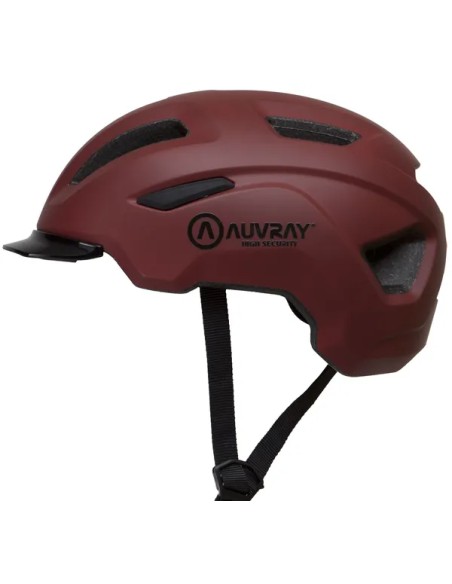 AUVRAY Open Face Helm - REFLEX HELMET RED L