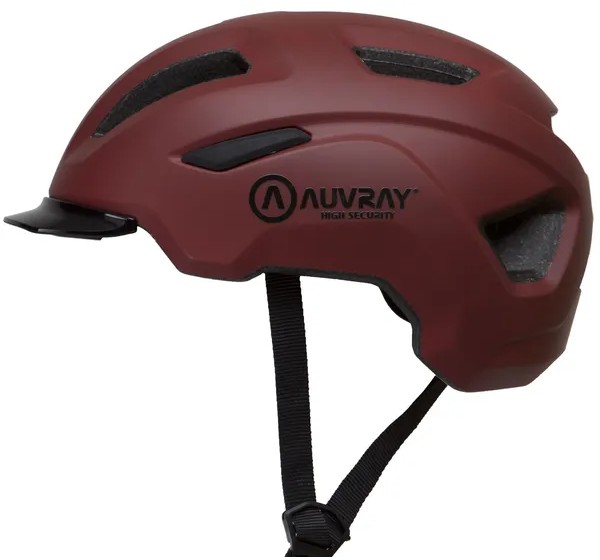 AUVRAY Open Face Helm - REFLEX HELMET RED L