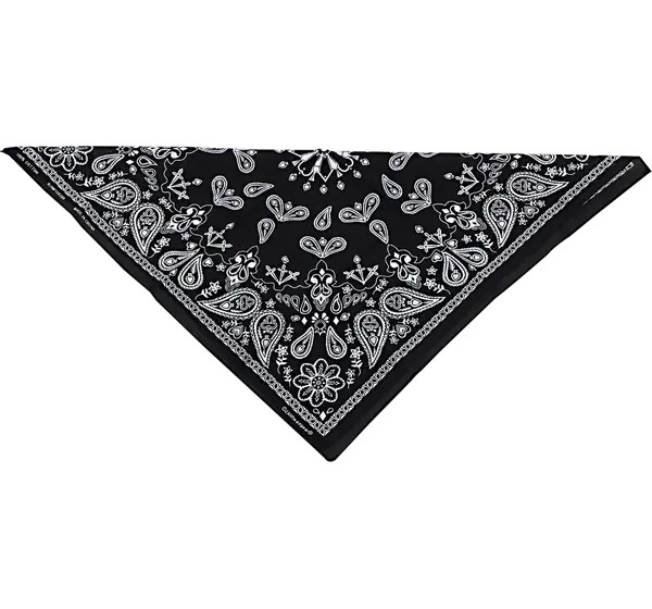 ZAN HEADGEAR Kopf- & Halsbedeckungen - BANDANA COTTON BK PAISLY