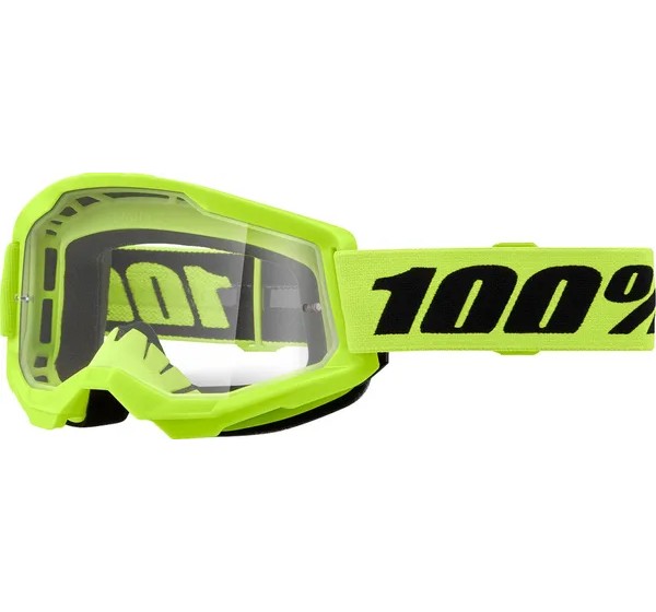100% Motorradbrillen - GOG STRATA 2 NEON YEL CLR