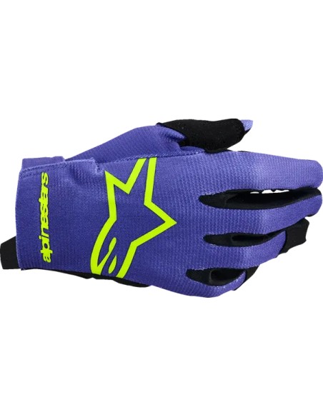 ALPINESTARS(MX) Offroad - GLOVES YTH RADAR PURPLE/YELLOW
