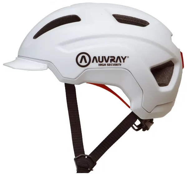 AUVRAY Open Face Helm - CITY HELMET WHITE L