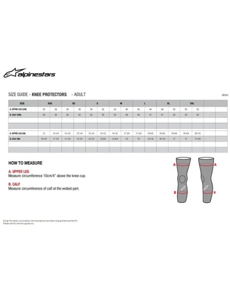 ALPINESTARS (ROAD) Knieprotektoren - Einbaubeispiel