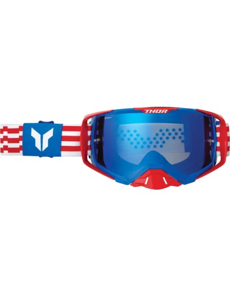 THOR Motorradbrillen - GOOGLE ACTIVATE PATRIOT RD/WH/