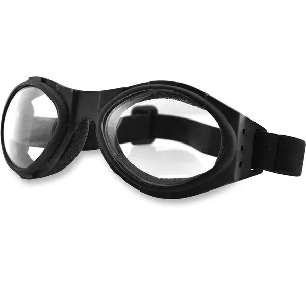 BOBSTER Motorradbrillen - GOGGLE BUGEYE BLACK W/ CLEAR L