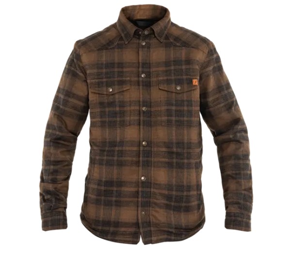 JOHN DOE Jacken - MOTOSHIRT WOODY BROWN 5XL
