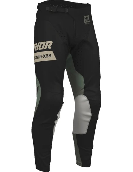 THOR Hosen - PANT LAUNCHMODE BLEACH BLACK/C