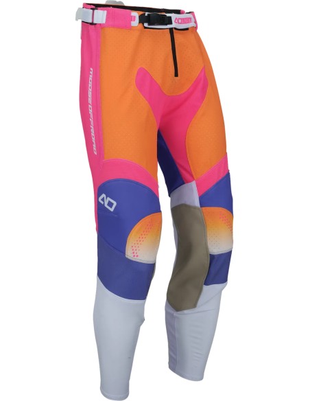 MOOSE OFFROAD SOFT-GOODS Hosen - PANT ALPHA ONE ORANGE/PURPLE 3