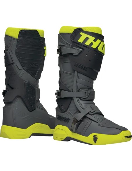 THOR Offroad - BOOT RADIAL GY/FLO YL 15