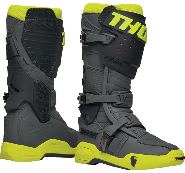 THOR Offroad - BOOT RADIAL GY/FLO YL 15