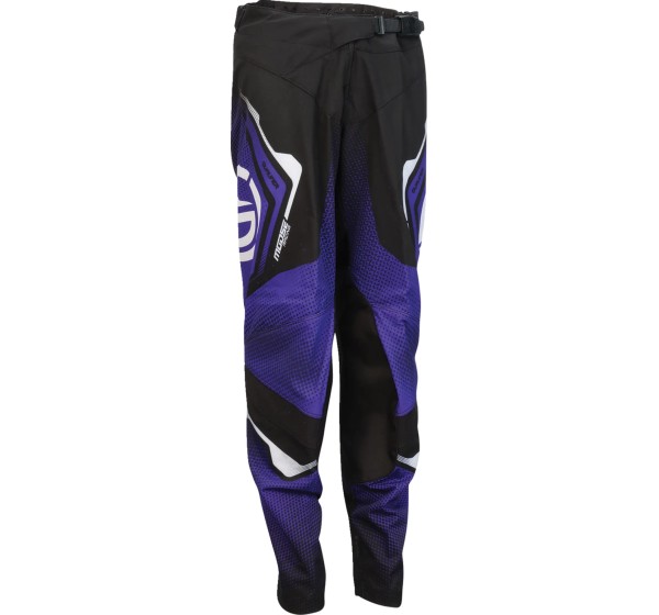 MOOSE OFFROAD SOFT-GOODS Hosen - PANT YTH QUALIFIER BLACK/PURPL