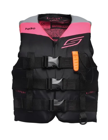 SLIPPERY Schwimmwesten - VEST WMN HYDRO PK/BK MD