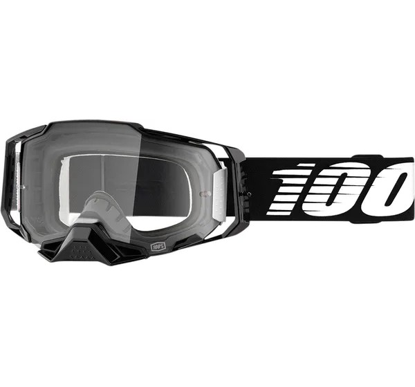 100% Motorradbrillen - GOGGLE ARMEGA BLACK CL