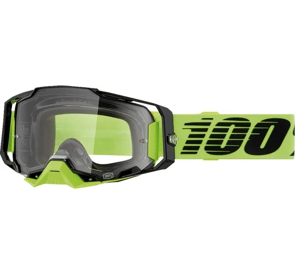 100% Motorradbrillen - GOGGLE ARMEGA NEON YL CLR