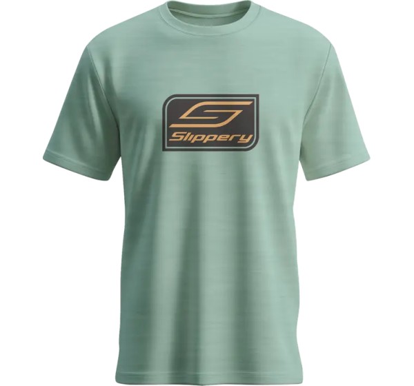 SLIPPERY T-Shirts, Poloshirts & Tanktops - TEE SLIPPERY CREST HEATHER DUS