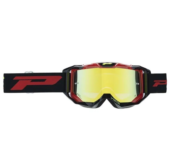 PRO GRIP Motorradbrillen - GOGGLE PRO GRIP VISTA BLACK-RE