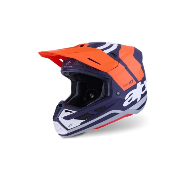 ALPINESTARS(MX) Offroad - HELMET SM7 CORE ORAN/BLUE 2X