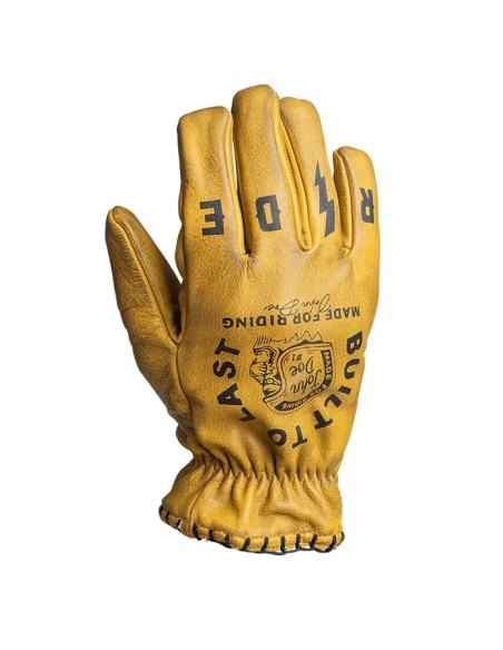 JOHN DOE Straße - GLOVE COYOTE LEATHER YELLOW/BL
