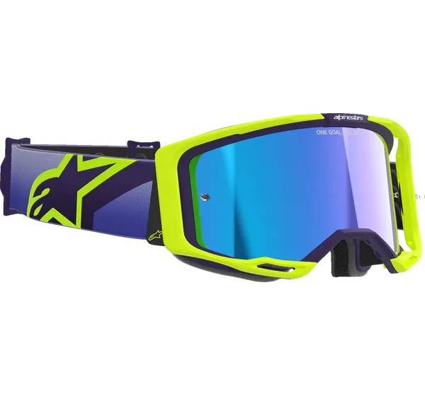 ALPINESTARS GOGGLES Motorradbrillen - GOGGLE VISION 8 CORP PRP/YLWPN