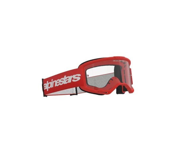 ALPINESTARS GOGGLES Motorradbrillen - GOGGLE VISION 3 WORDMARK RED C