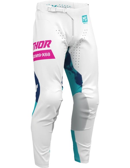 THOR Hosen - PANT LAUNCHMODE BLEACH WHT/AQ