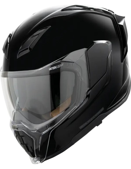 ICON Integralhelm - HELMET ULTRAFLITE GLOSS BLACK