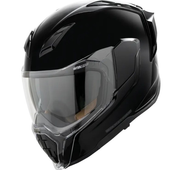 ICON Integralhelm - HELMET ULTRAFLITE GLOSS BLACK