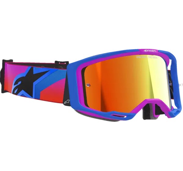 ALPINESTARS GOGGLES Motorradbrillen - GOGGLE VISION 8 CORP BLUE/PURP