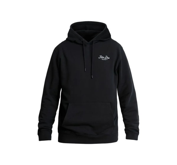 JOHN DOE Hoodies, Sweatshirts & Jacken - HOODIE JD LETTERING BLACK 3XL