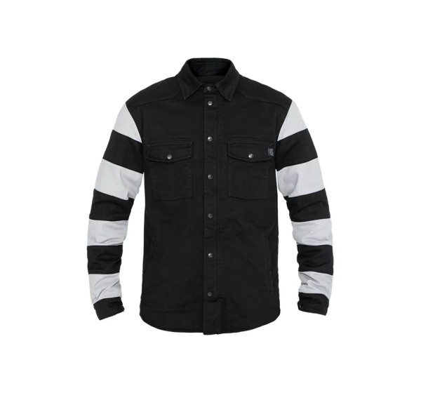 JOHN DOE Jacken - MOTOSHIRT PRISON BLACK/WHITE 5