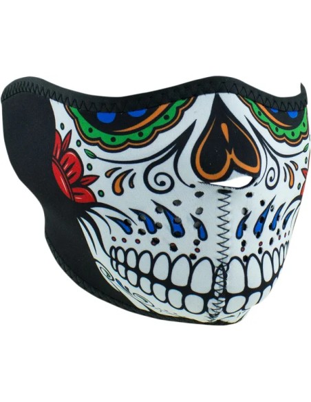 ZAN HEADGEAR Kopf- & Halsbedeckungen - HALF MASK MUERTE SKULL