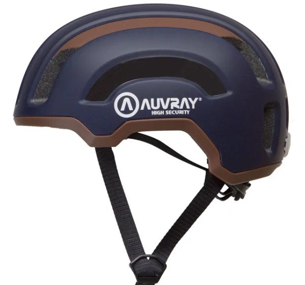 AUVRAY Open Face Helm - SAFE HELMET NAVY BLUE L