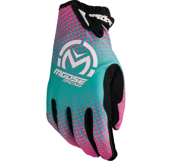 MOOSE OFFROAD SOFT-GOODS Offroad - GLOVE SX1 PINK/PURPLE/TEAL XL
