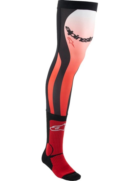 ALPINESTARS(MX) Socken - SOCK KNEE BRACE RED/WT LX