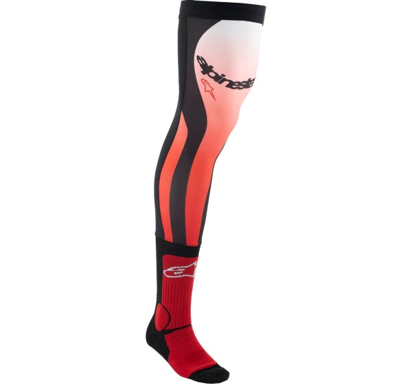 ALPINESTARS(MX) Socken - SOCK KNEE BRACE RED/WT LX