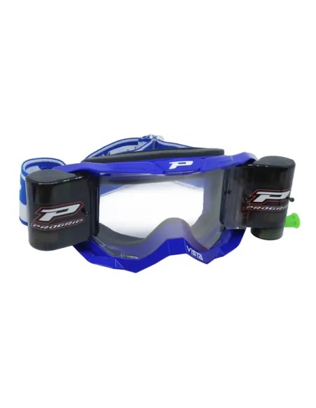 PRO GRIP Motorradbrillen - GOGGLE VISTA BLUE ROLL OFF XXL