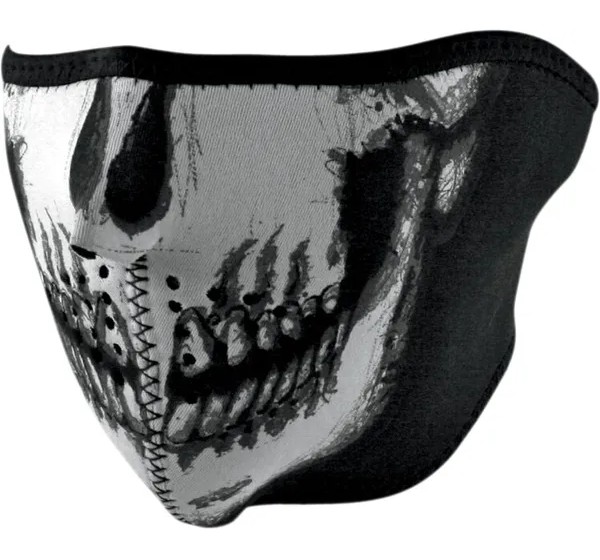 ZAN HEADGEAR Kopf- & Halsbedeckungen - HALF MASK GLOW SKULL FACE