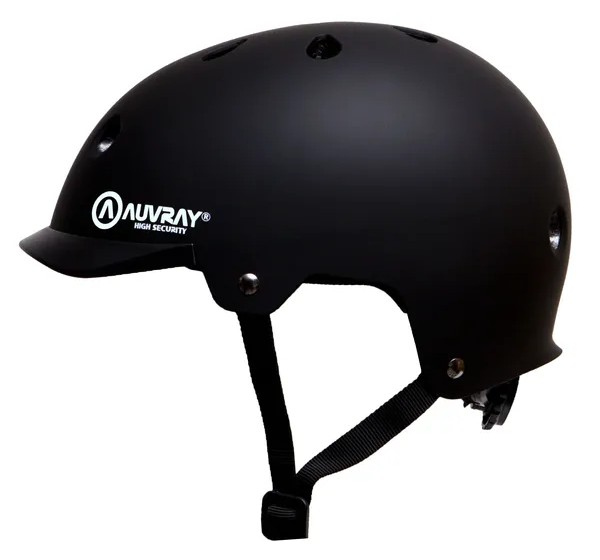 AUVRAY Open Face Helm - URBAN HELMET BLACK L