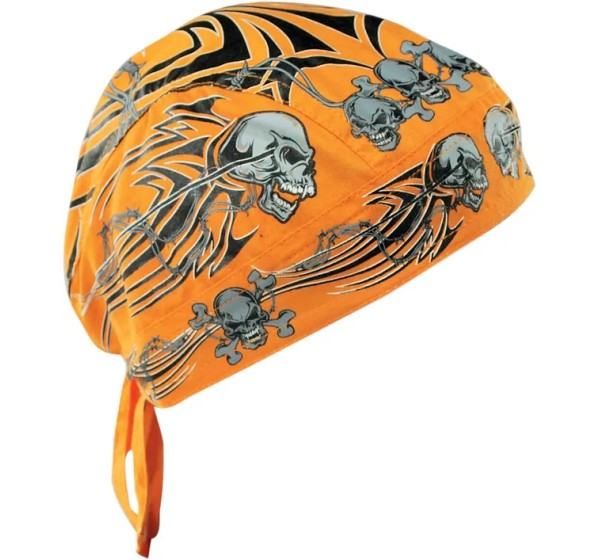 ZAN HEADGEAR Kopf- & Halsbedeckungen - FLYDANNA ORNG TRIBAL SKUL