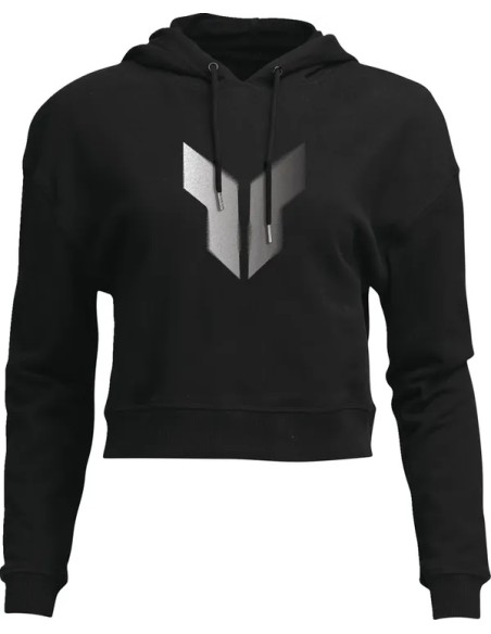 THOR Hoodies, Sweatshirts & Jacken - HOODIE WOMEN CROP NOISE BK XL