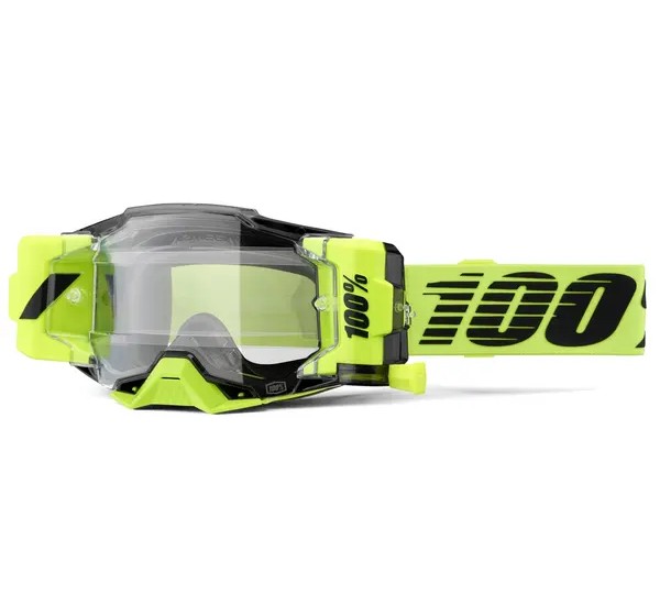 100% Motorradbrillen - GOGGLE ARMEGA FORECAST NEON YE