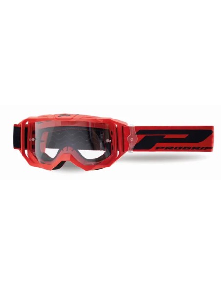 PRO GRIP Motorradbrillen - GOGGLE PRO GRIP VISION GO RED