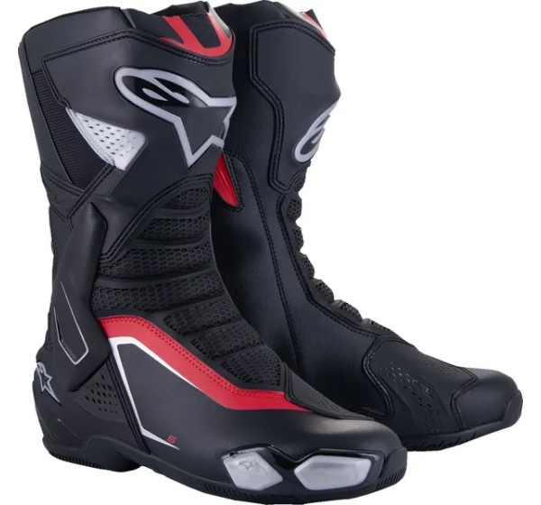 ALPINESTARS (ROAD) Straße - BOOTS SMX-6 V3 BK/SI/RD 48
