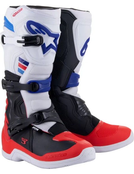 ALPINESTARS(MX) Offroad - BOOT TECH3 WT/RD/BL 12