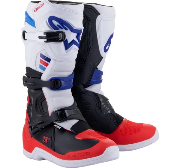 ALPINESTARS(MX) Offroad - BOOT TECH3 WT/RD/BL 12