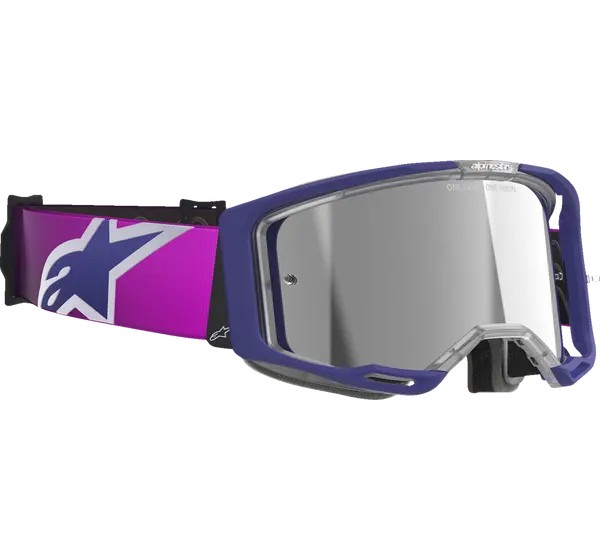 ALPINESTARS GOGGLES Motorradbrillen - GOGGLE VISION 8 CORP PRP/LT GR