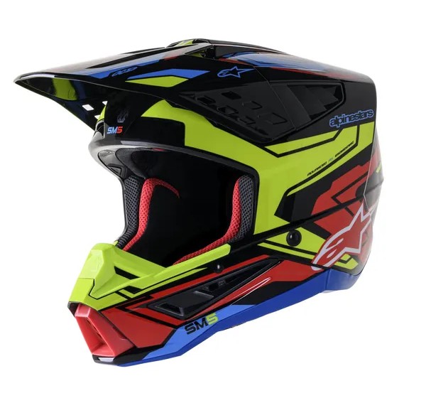 ALPINESTARS(MX) Offroad - HELMET SM5 ACT2 BK/Y/R XL