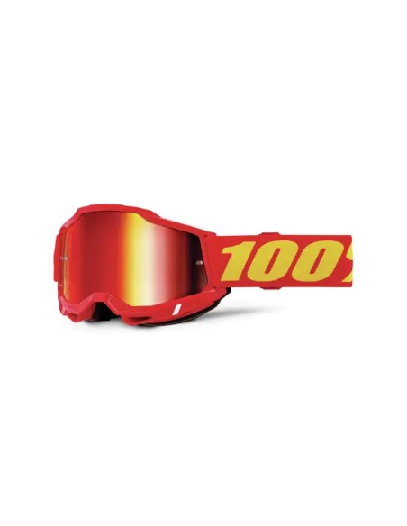 100% Motorradbrillen - GOGGLE ACCURI2 JUNIOR RED MIRR